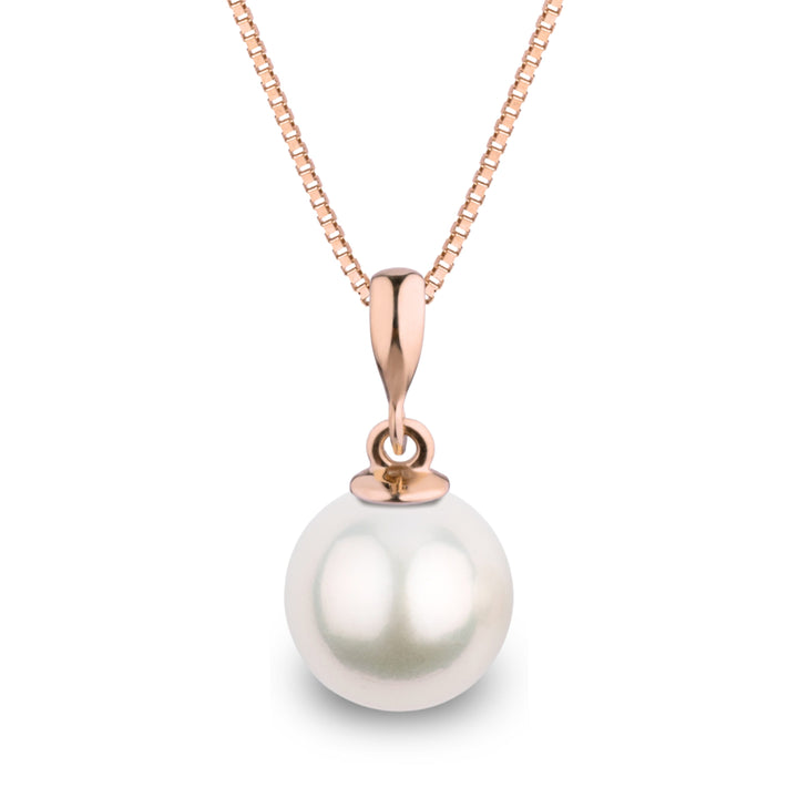 Grace Collection 9.0-10.0 mm White South Sea Pearl Pendant