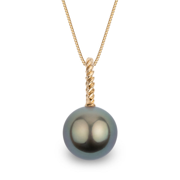 Rope Collection 9.0-10.0 mm Tahitian Pearl Pendant
