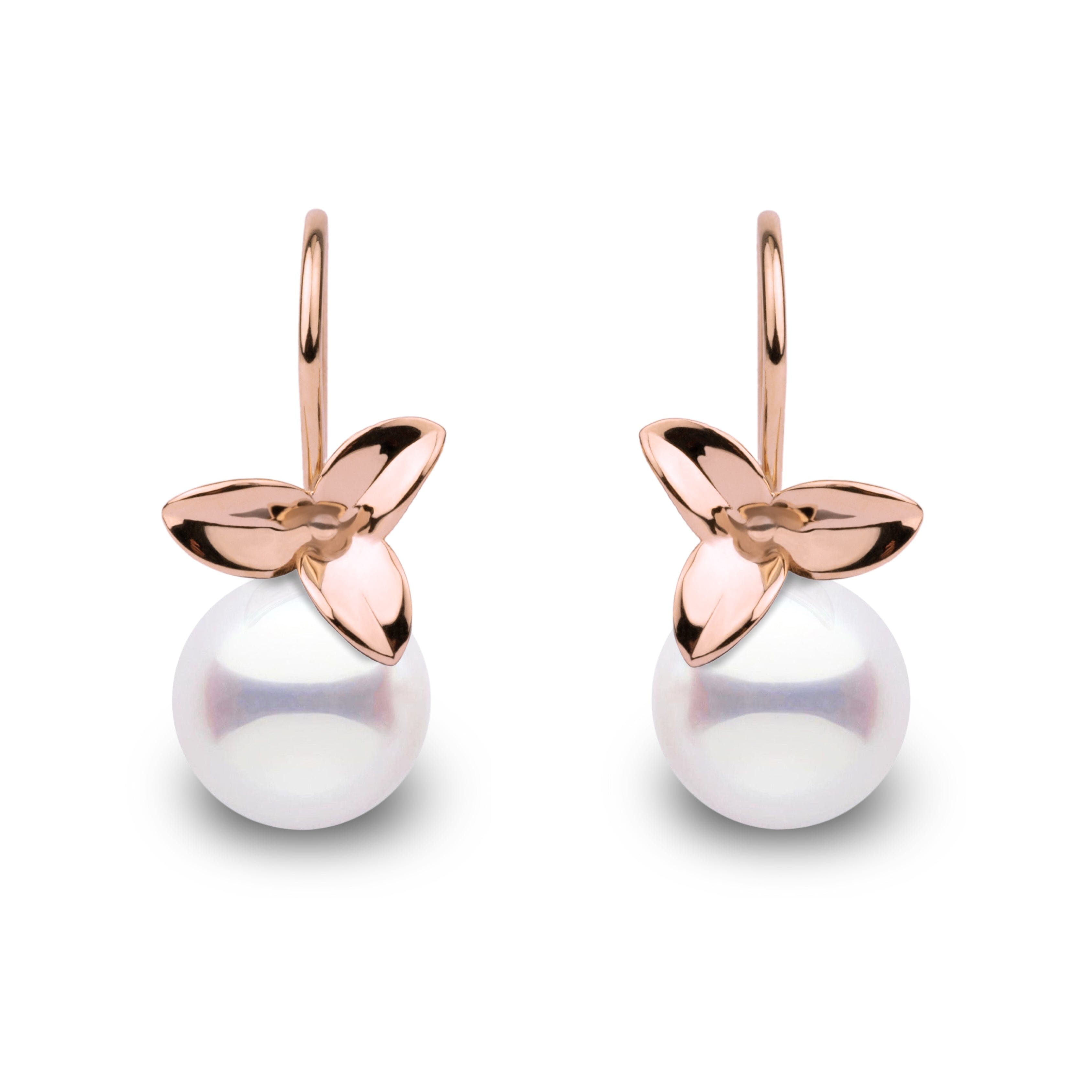 Blossom Collection 9.0-9.5 mm Akoya Pearl Earrings – Pearl Paradise