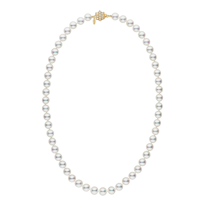 7.5-8.0 mm GIA Hanadama Akoya Pearl Necklace