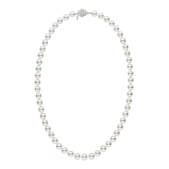 7.5-8.0 mm GIA Hanadama Akoya Pearl Necklace