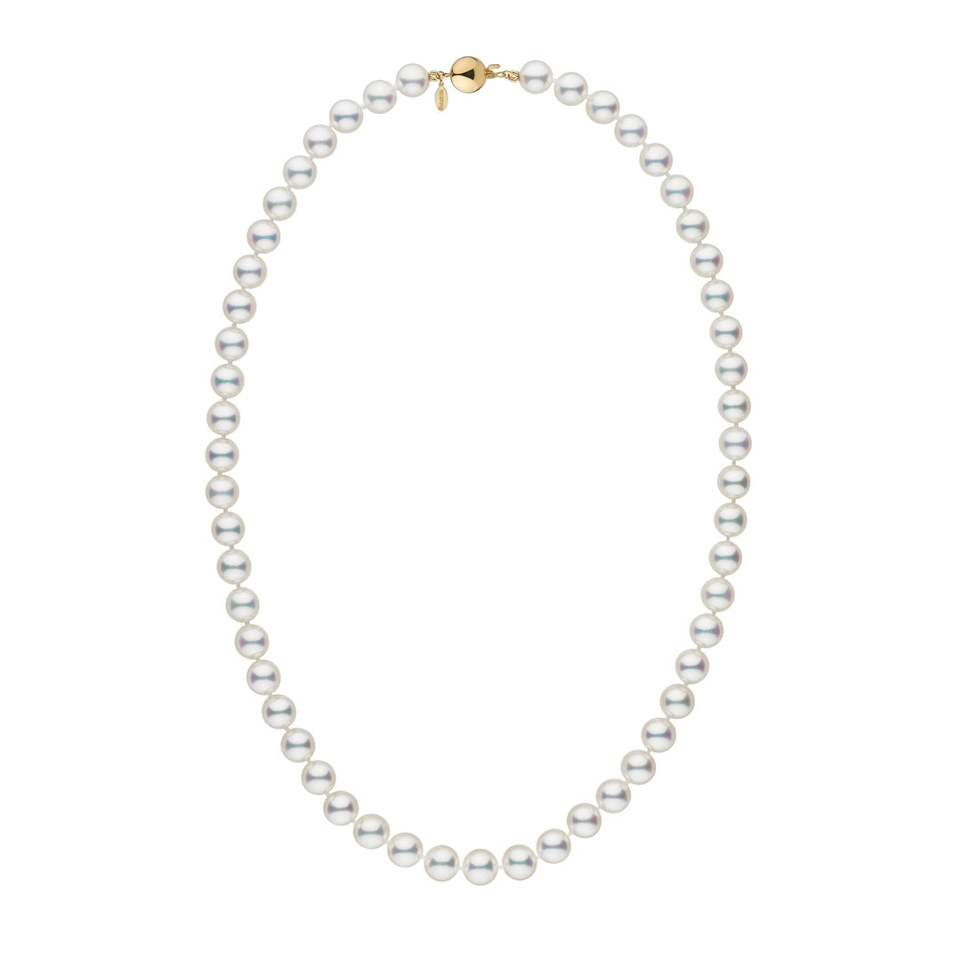 8.5-9.0 mm GIA Hanadama Akoya Pearl Necklace