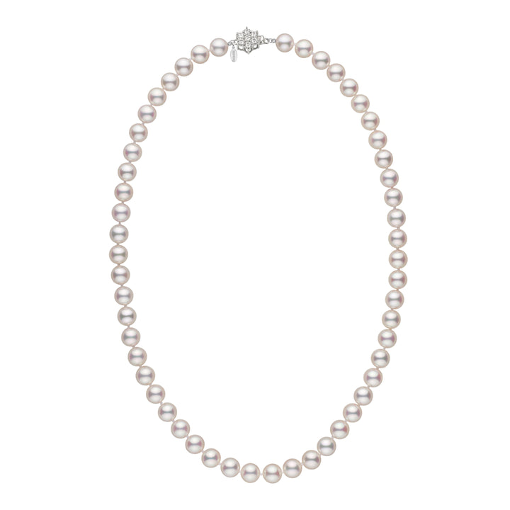 8.0-8.5 mm GIA Hanadama Akoya Pearl Necklace