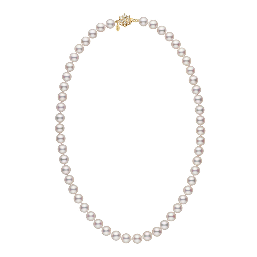 8.0-8.5 mm GIA Hanadama Akoya Pearl Necklace
