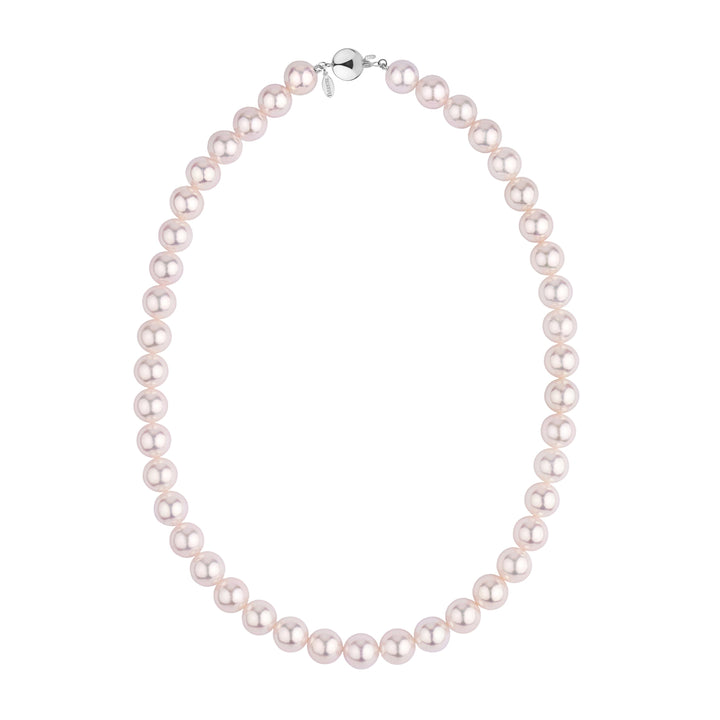 Certified Tennyo Hanadama Akoya Pearl Strand 9.5-10.0 mm