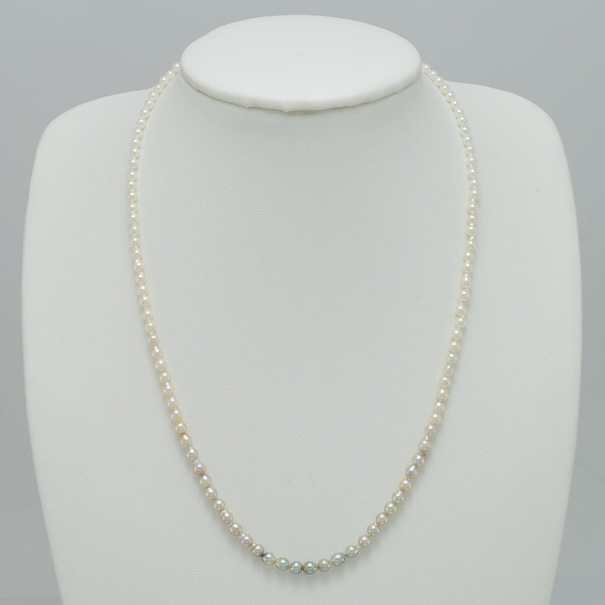 JF-11: 2.5-4.0 mm Pistachio Ombre Akoya Drop Pearl Strand – Pearl