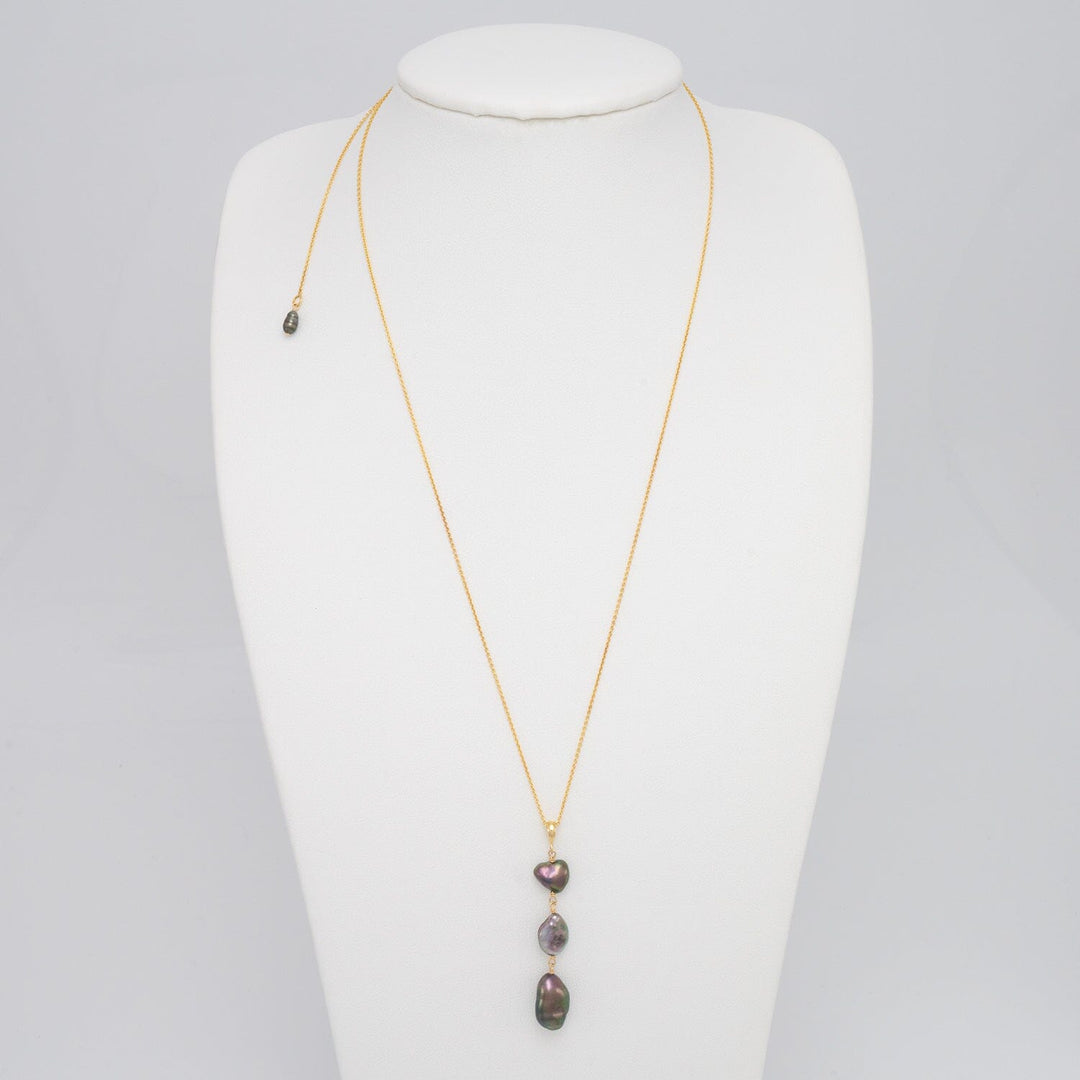 8.4 to 8.8 mm Keshi Baroque Pearl Pendant