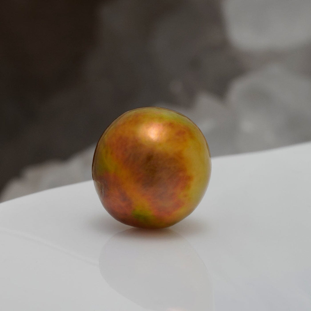 KP-13: 13 mm Coppery Bronze Japan Kasumi Pearl