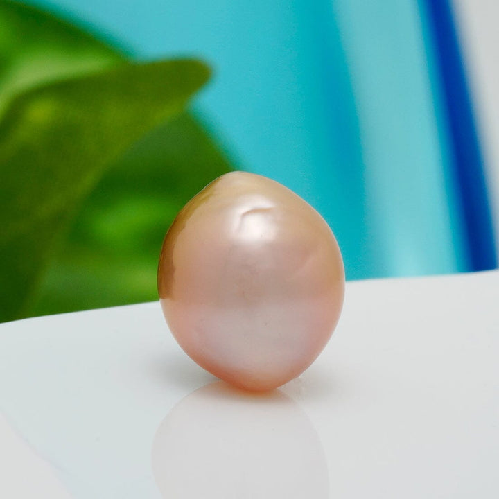 KP-6: Gentle Soft Pink Single Drop Japan Kasumi Pearl
