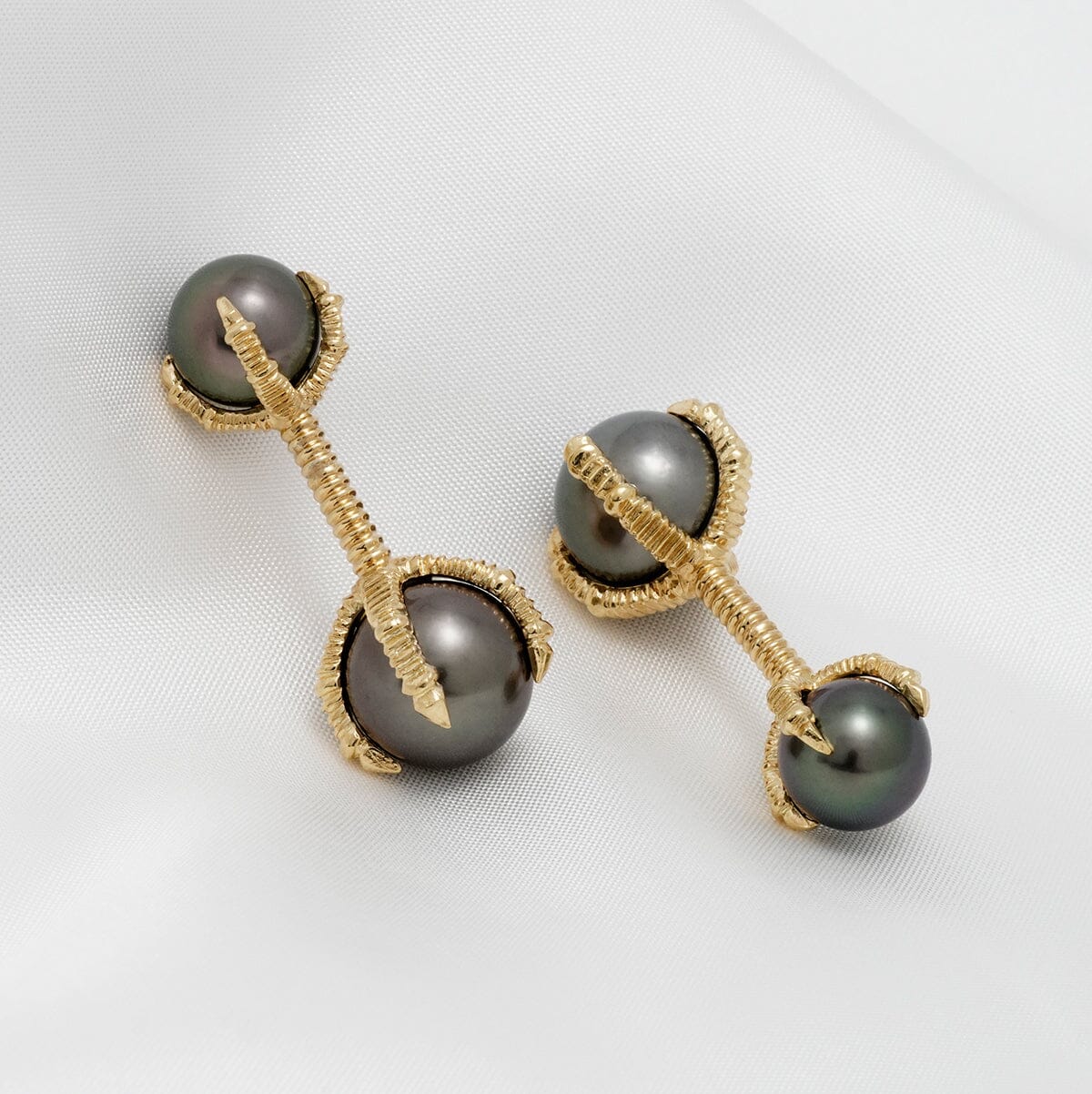 Assael Collection: 9.0 & 11.3 mm Tahitian Pearl Cufflinks vip