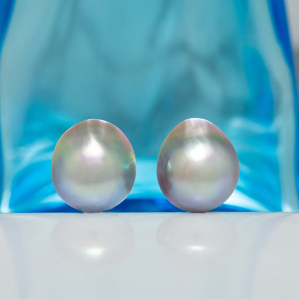 PC-15: 14-15 mm Special Color Cortez Mabé Pearl Pair