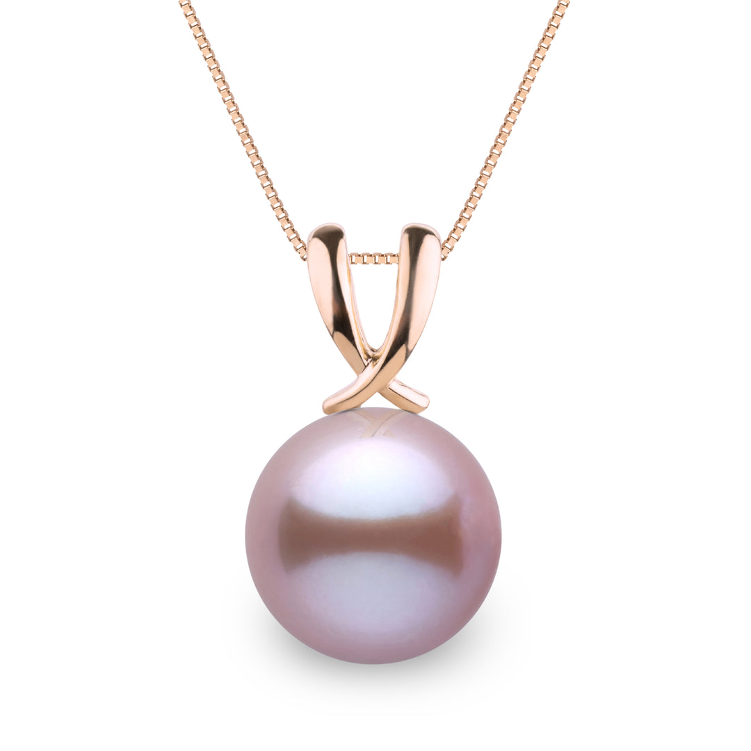 Ribbon Collection Lavender 10.0-11.0 mm Freshadama Freshwater Pearl Pendant