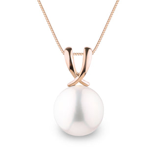 Ribbon Collection 9.0-10.0 mm White Freshadama Freshwater Pearl Pendant, view 3