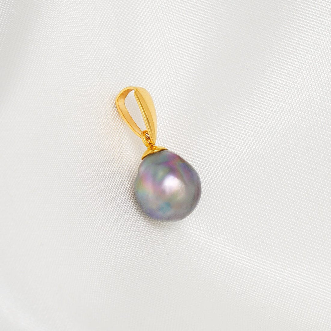 SC-33: 9 mm Cortez Pearl Pendant, 18K