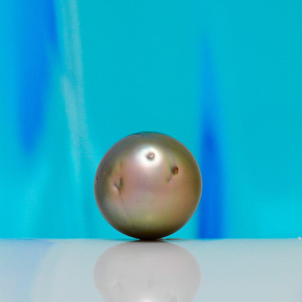 SC-9: 9.5-10 mm “National Selection” Grade Near-round Loose Cortez Pearls loose pearl, view 2