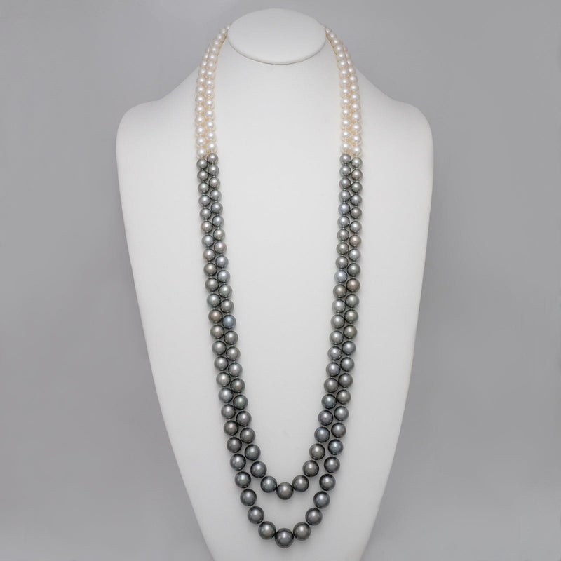 Assael Collection: White South Sea and Tahitian Ombré Pearl