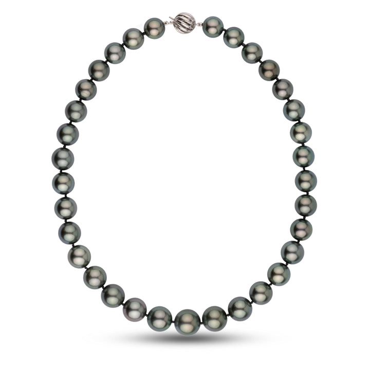 AAA Tahitian Pearl Necklace 11.1–13.9 mm Natural Color