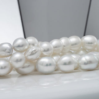 9.3–13.0 mm baroque South Sea pearl necklace