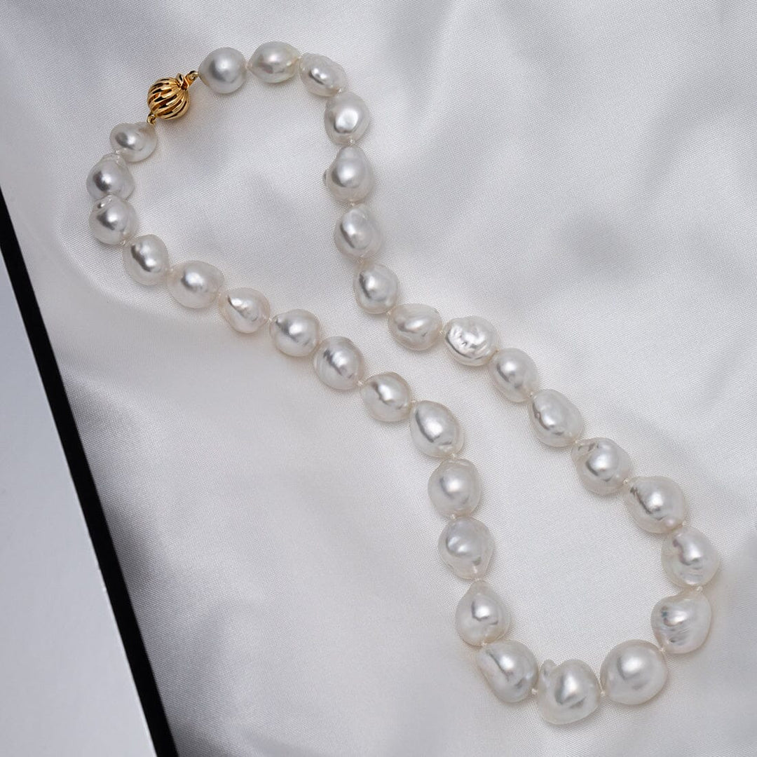 10.3-13.5 mm Keshi South Sea pearl necklace