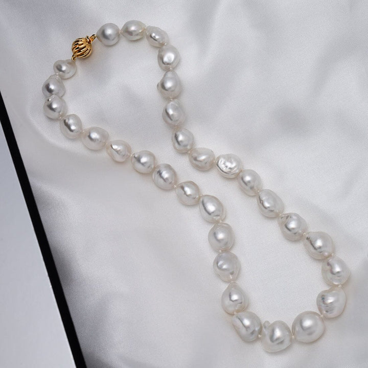 10.3-13.5 mm Keshi South Sea pearl necklace