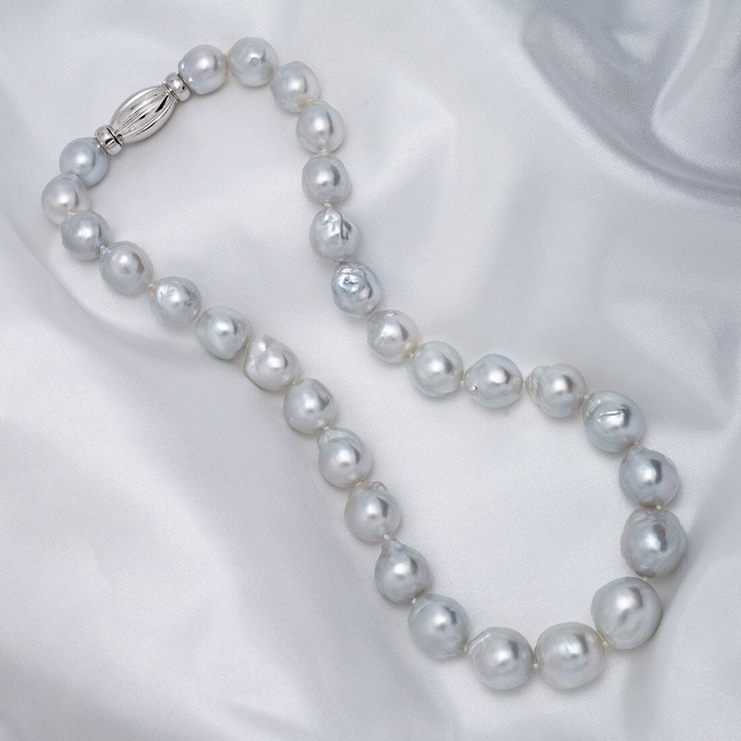12.0–15.8 mm baroque South Sea pearl necklace