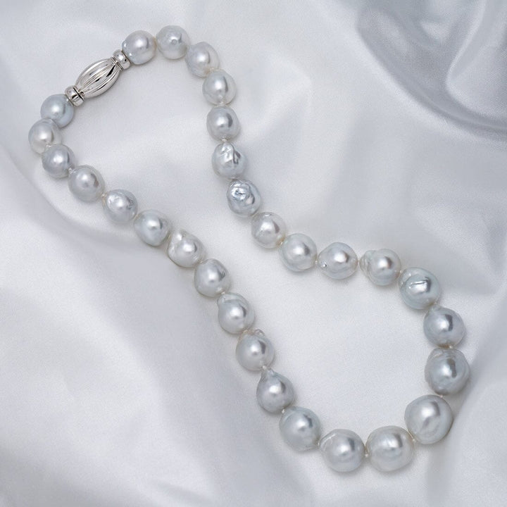 12.0–15.8 mm baroque South Sea pearl necklace