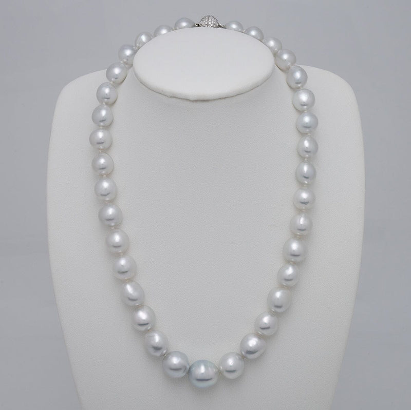 Assael Collection: 9.8–14.3 mm White South Sea Semi-baroque Pearl