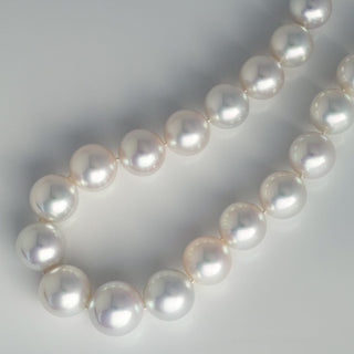 Museum-quality 16–18.8 mm White South Sea pearl necklace