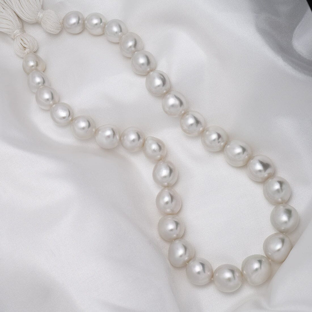 13.1–16.7 mm semi baroque South Sea cultured pearl necklace