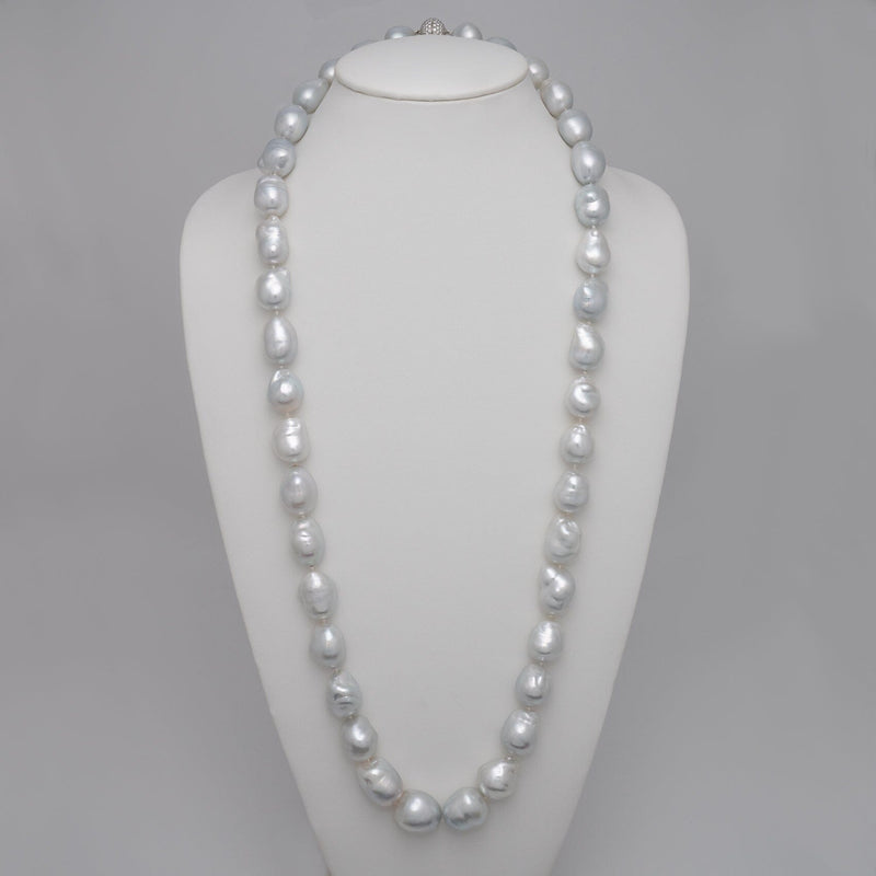 Assael Collection: 14.8-20.1 mm Baroque White South Sea Pearl