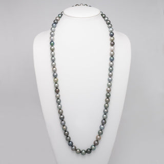 11.0-12.9 mm AAA Round Multicolor Tahitian Pearl Rope Necklace, view 2