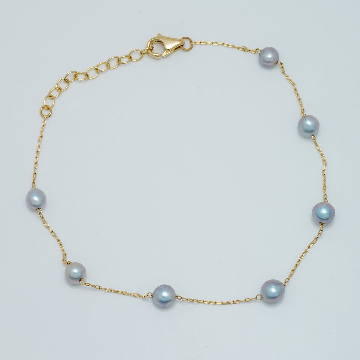 TC-16: 3-5 mm Vietnamese Akoya Pearl Tin Cup Bracelets