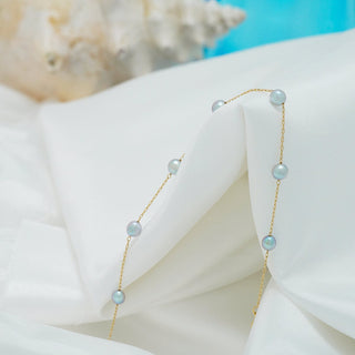 TC-16: 3-5 mm Vietnamese Akoya Pearl Tin Cup Bracelets
