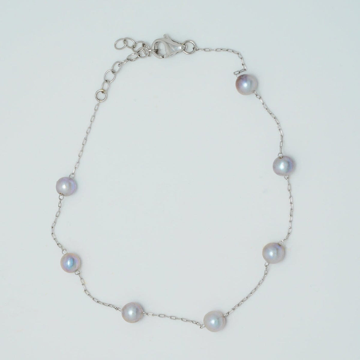 TC-16: 3-5 mm Vietnamese Akoya Pearl Tin Cup Bracelets