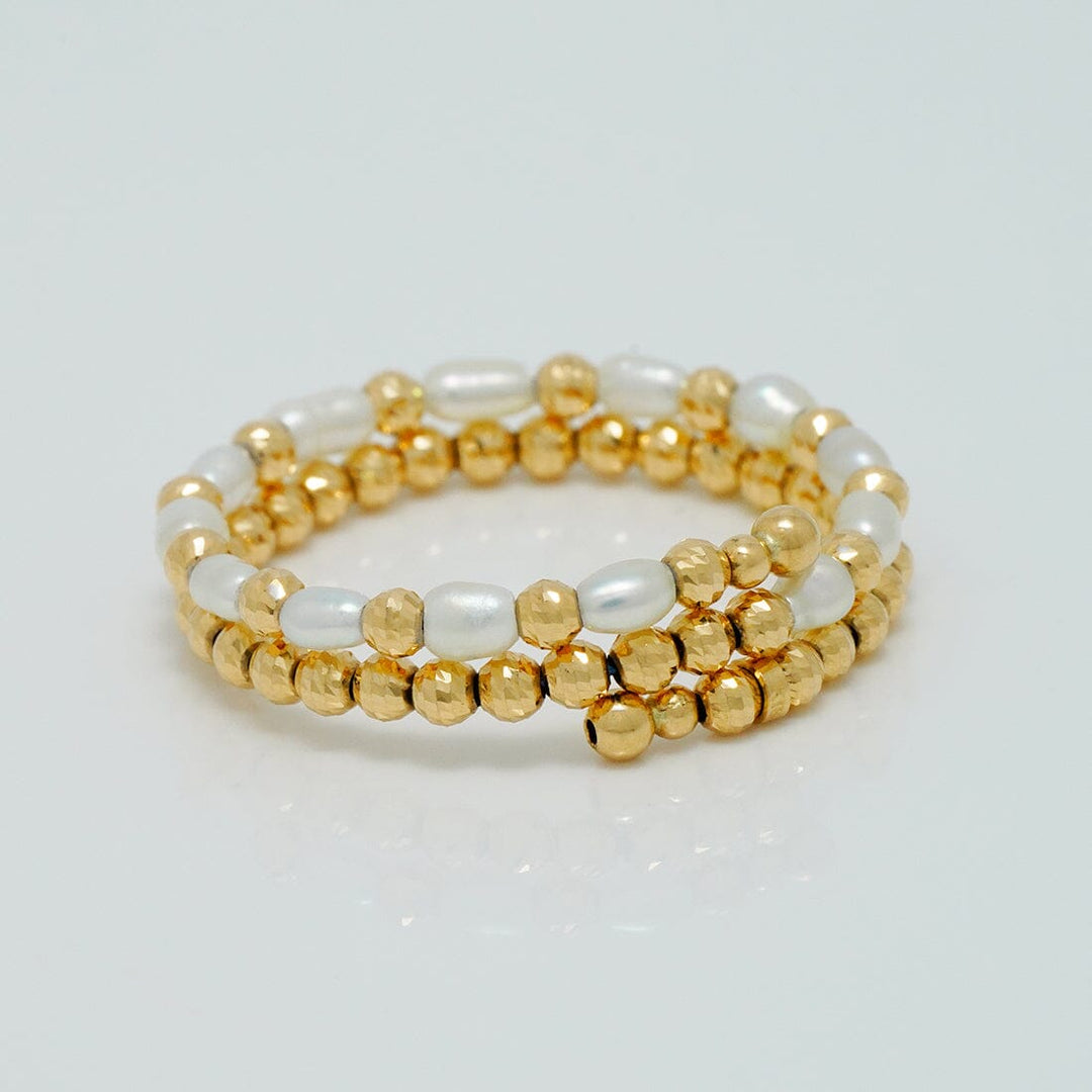 TC-19: 2.5-3 mm Japanese Akoya Keshi Pearl Ring