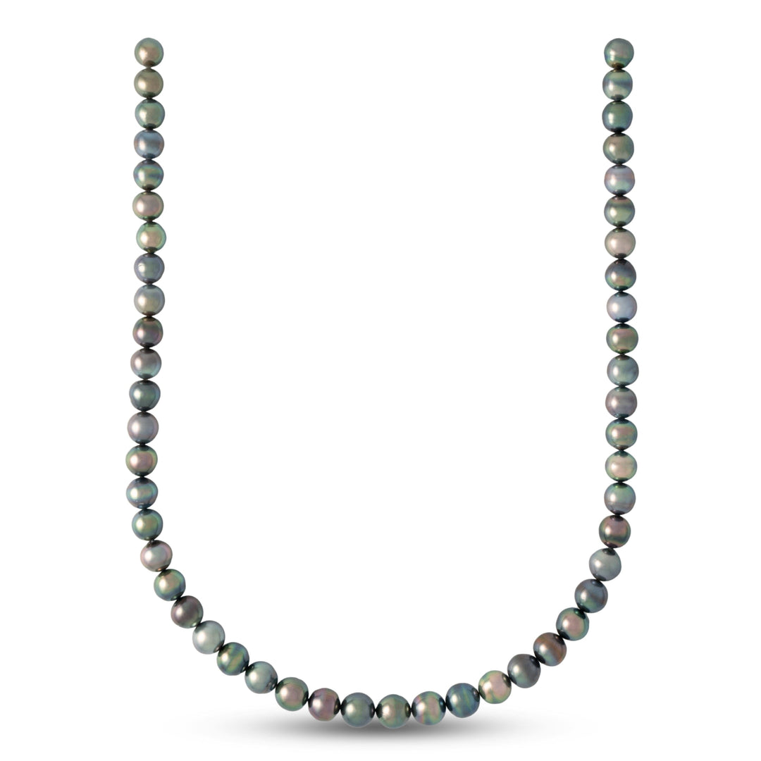 7.9–9.0 mm AA+ Tahitian Semi-baroque Pearl Necklace