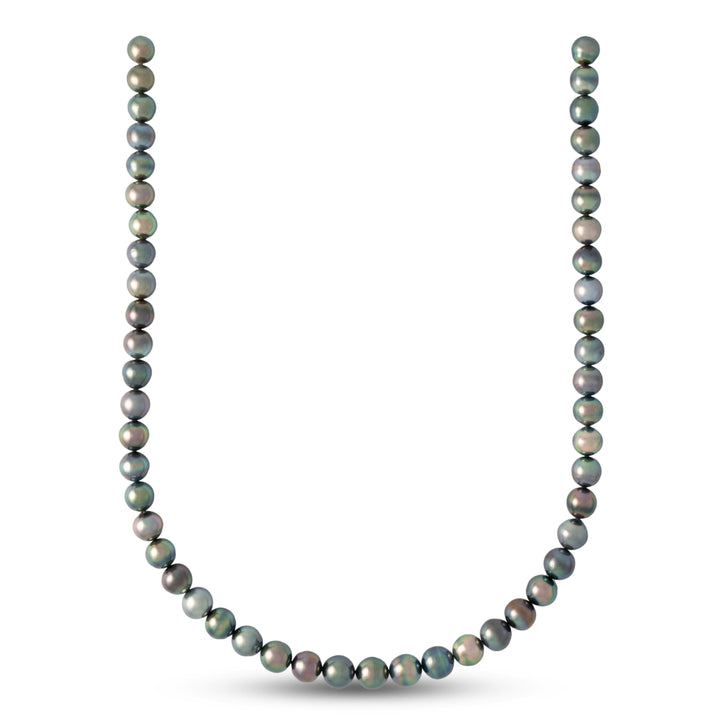7.9–9.0 mm AA+ Tahitian Semi-baroque Pearl Necklace