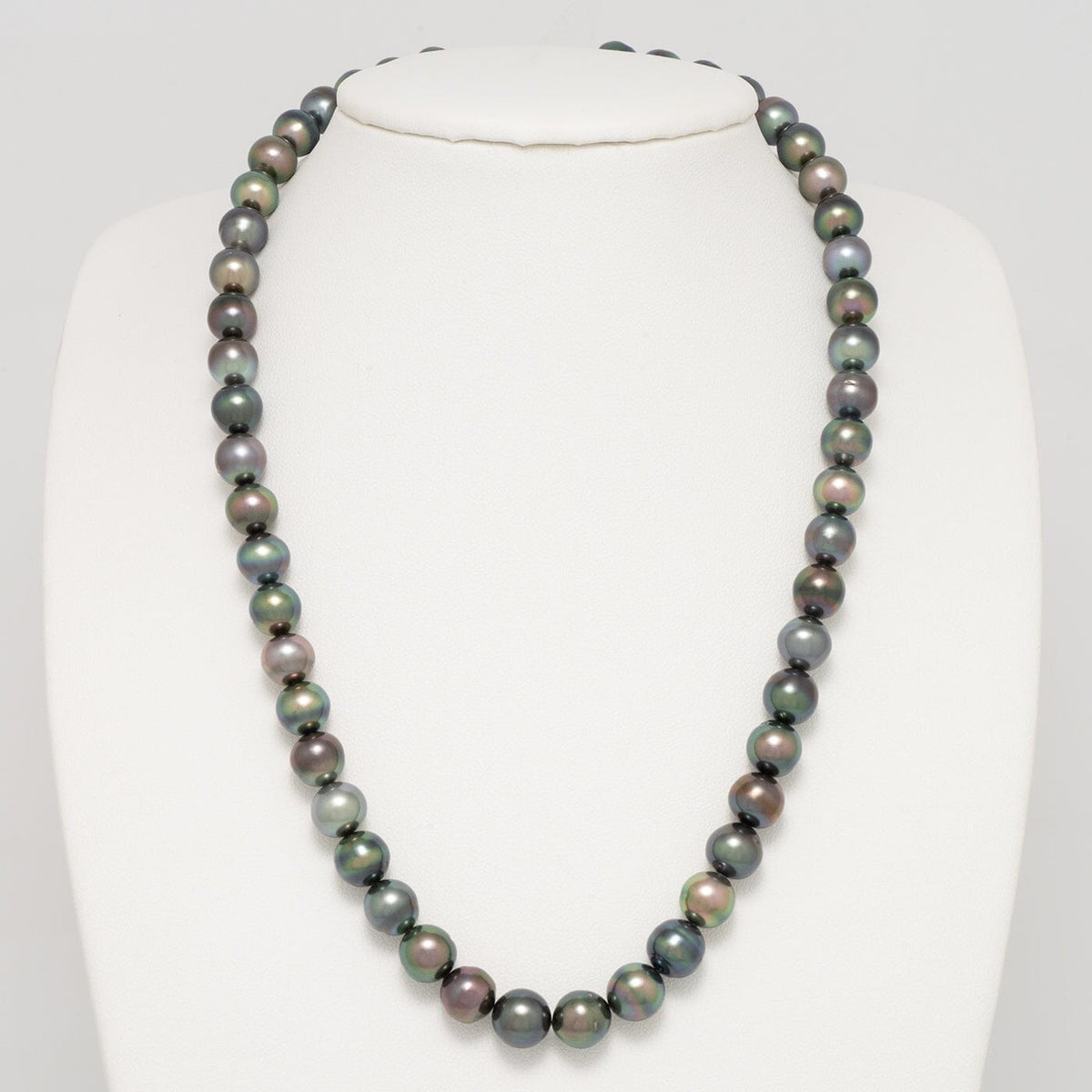 7.9–9.0 mm AA+ Tahitian Semi-baroque Pearl Necklace, view 2