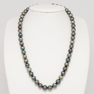 7.9–9.0 mm AA+ Tahitian Semi-baroque Pearl Necklace, view 2