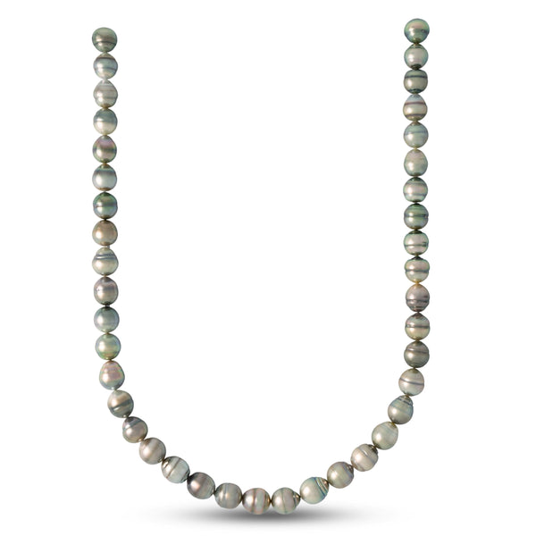 10.1–10.9 mm AA+ Tahitian Baroque Pearl Necklace