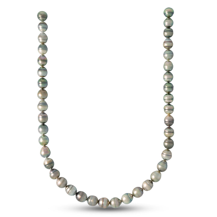 10.1–10.9 mm AA+ Tahitian Baroque Pearl Necklace