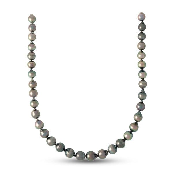 9.2–11.7 mm AA+ Tahitian Drop Pearl Necklace