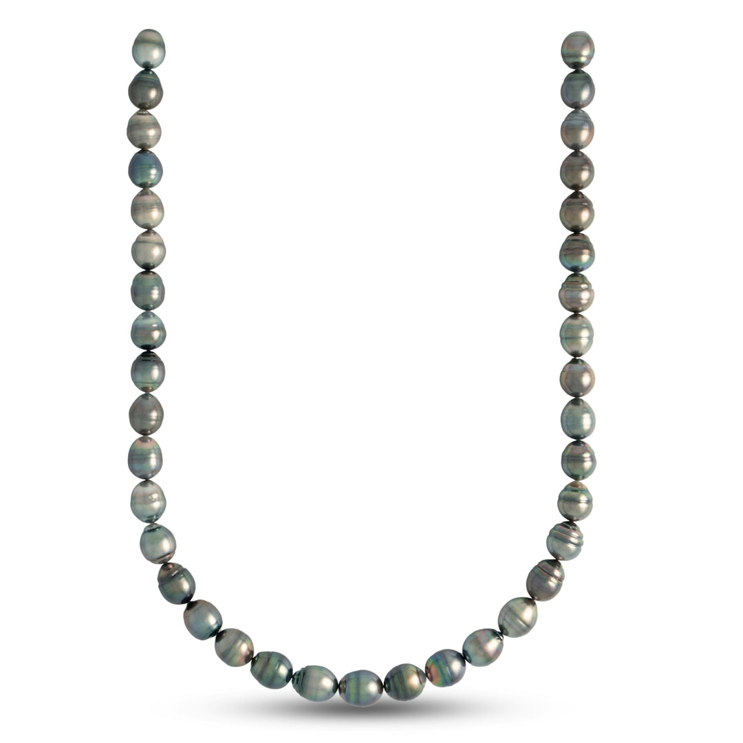 10.1–10.9 mm AA+ Tahitian Baroque Pearl Necklace