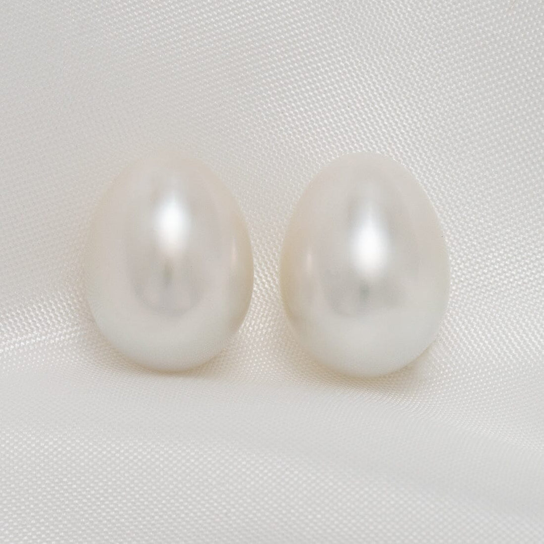 10 x 13.5 mm Tear Drop White South Sea Pair