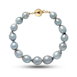 8.6-10.7 mm AAA Drop Tahitian Pearl Bracelet, view 2