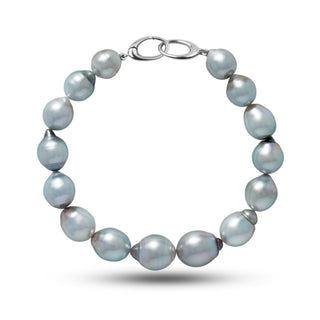 8.6-10.7 mm AAA Drop Tahitian Pearl Bracelet, view 3