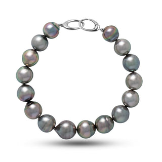 9.8-11.2 mm AA+/AAA Baroque Tahitian Pearl Bracelet, view 3