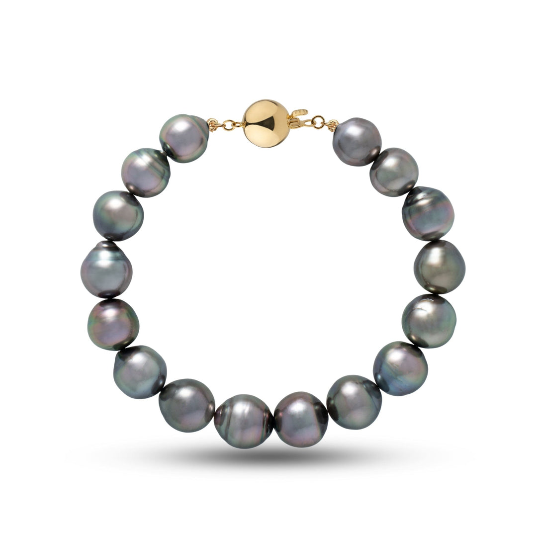 9.5-11.0 mm AA+/AAA Baroque Tahitian Pearl Bracelet