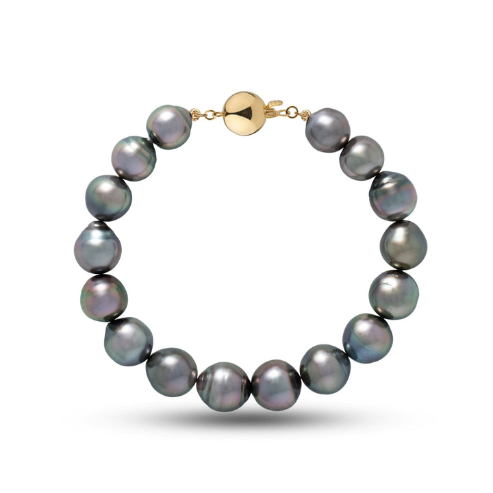 9.5-11.0 mm AA+/AAA Baroque Tahitian Pearl Bracelet
