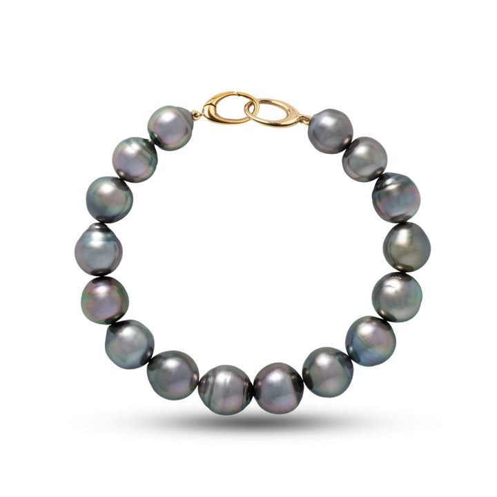 9.5-11.0 mm AA+/AAA Baroque Tahitian Pearl Bracelet
